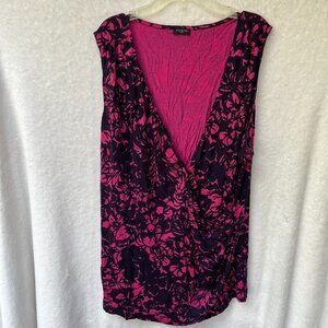 Talbot's Woman cross front sleeveless top 3X